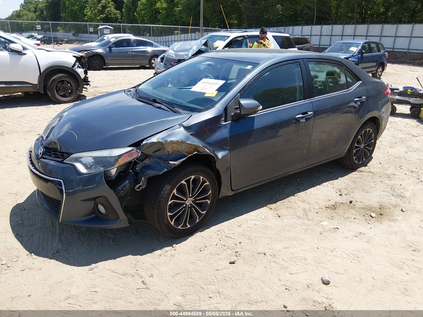 2015 Toyota Corolla VIN 5YFBURHE1FP234230 IAAI salvage auction — FRONT END, Salvage Title, sold $1,800 on 2026-08-02 (photo 2)