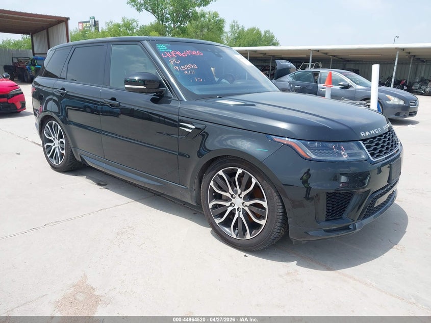2020 Land rover Range rover sport VIN SALWR2SU4LA727340 IAAI salvage auction — FRONT END, Original (Texas), sold $15,200 on 2026-07-15 (photo 1)