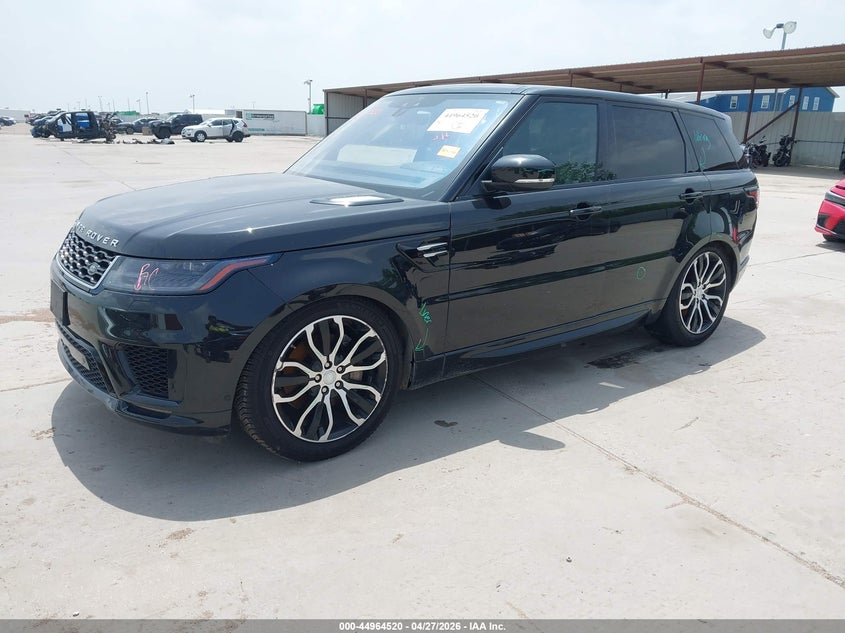 2020 Land rover Range rover sport VIN SALWR2SU4LA727340 IAAI salvage auction — FRONT END, Original (Texas), sold $15,200 on 2026-07-15 (photo 2)