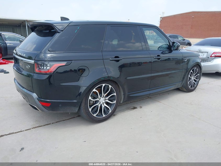 2020 Land rover Range rover sport VIN SALWR2SU4LA727340 IAAI salvage auction — FRONT END, Original (Texas), sold $15,200 on 2026-07-15 (photo 4)