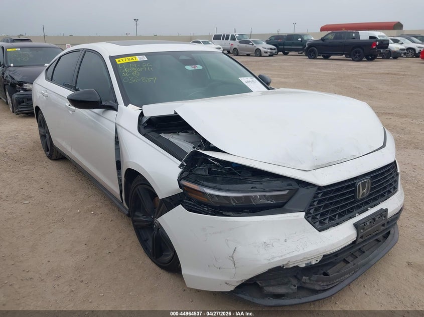 2025 Honda Accord VIN 1HGCY2F77SA036837 IAAI salvage auction — FRONT END, Original (Texas), sold $10,900 on 2026-07-29 (photo 1)