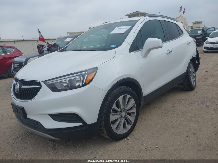 2020 Buick Encore VIN KL4CJASB2LB347279 IAAI salvage auction — LEFT REAR, Salvage Title, sold $2,850 on 2026-07-06 (photo 2)