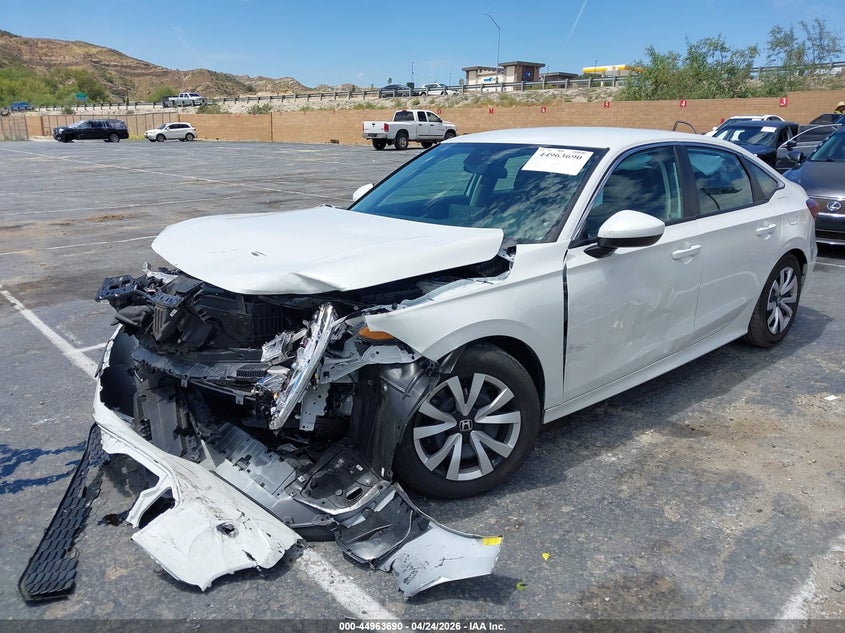 2026 Honda Civic VIN 2HGFE2F20TH534035 IAAI salvage auction — FRONT END, Salvage Title, sold $1,525 on 2026-07-19 (photo 2)