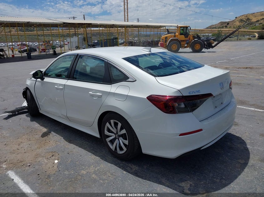 2026 Honda Civic VIN 2HGFE2F20TH534035 IAAI salvage auction — FRONT END, Salvage Title, sold $1,525 on 2026-07-19 (photo 3)