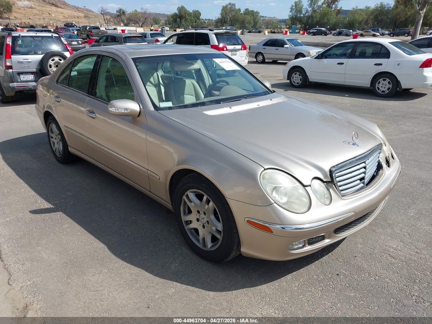 2003 Mercedes-benz E-class VIN WDBUF65J83A257909 IAAI salvage auction — FRONT & REAR, Salvage (California), sold $800 on 2026-07-21 (photo 1)