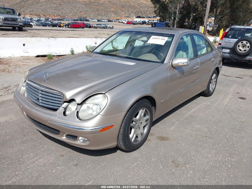 2003 Mercedes-benz E-class VIN WDBUF65J83A257909 IAAI salvage auction — FRONT & REAR, Salvage (California), sold $800 on 2026-07-21 (photo 2)