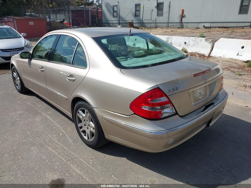 2003 Mercedes-benz E-class VIN WDBUF65J83A257909 IAAI salvage auction — FRONT & REAR, Salvage (California), sold $800 on 2026-07-21 (photo 3)