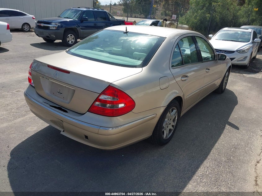 2003 Mercedes-benz E-class VIN WDBUF65J83A257909 IAAI salvage auction — FRONT & REAR, Salvage (California), sold $800 on 2026-07-21 (photo 4)