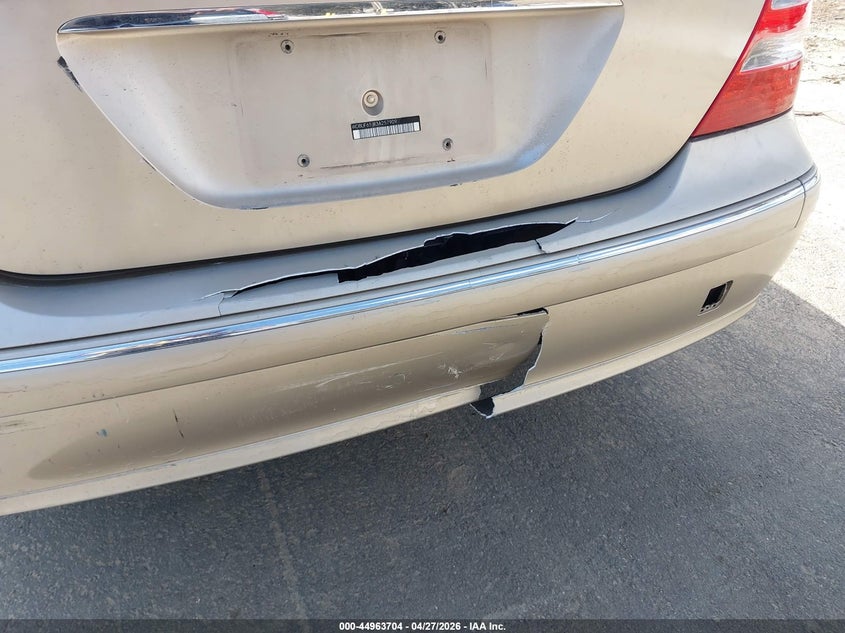 2003 Mercedes-benz E-class VIN WDBUF65J83A257909 IAAI salvage auction — FRONT & REAR, Salvage (California), sold $800 on 2026-07-21 (photo 6)