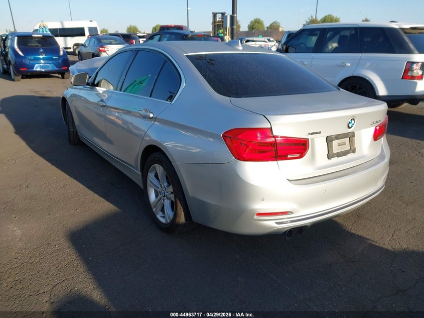 2017 BMW 3er VIN WBA8D9G56HNU58702 IAAI salvage auction — RIGHT FRONT, Salvage Title, sold $500 on 2026-07-31 (photo 3)