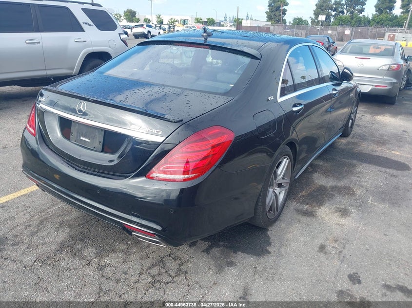 2016 Mercedes-benz S-klasse VIN WDDUG8CB5GA205588 IAAI salvage auction — ROOF, Salvage (California), sold $6,050 on 2026-07-29 (photo 4)