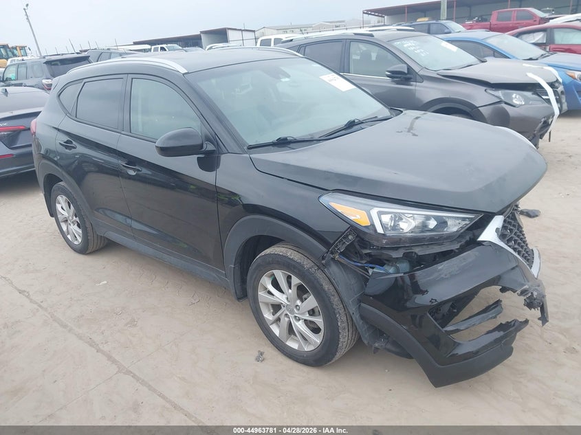 2021 Hyundai Tucson VIN KM8J3CA44MU299758 IAAI salvage auction — FRONT END, Original (Texas), sold $4,450 on 2026-07-16 (photo 1)