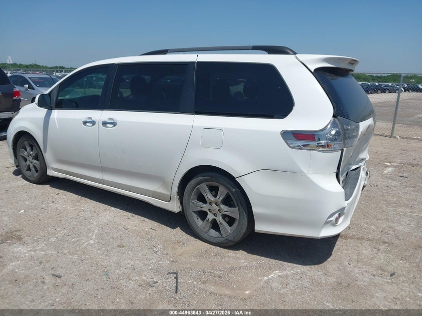 2015 Toyota Sienna VIN 5TDXK3DC5FS534860 IAAI salvage auction — FRONT & REAR, Salvage Title, sold $6,050 on 2026-07-14 (photo 3)