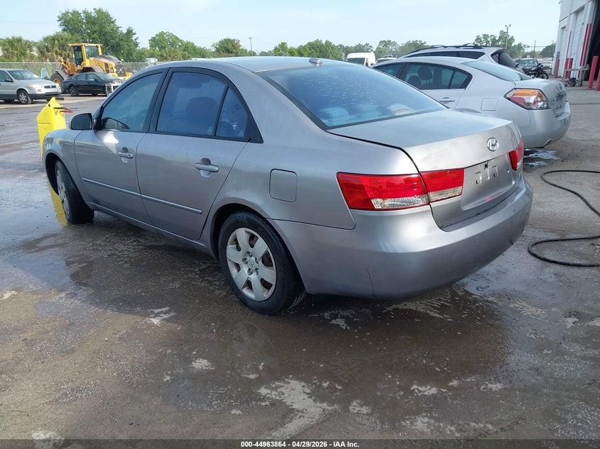 2008 Hyundai Sonata VIN 5NPET46CX8H347310 IAAI salvage auction — SIDE, Clear (Florida), sold $25 on 2026-07-08 (photo 3)