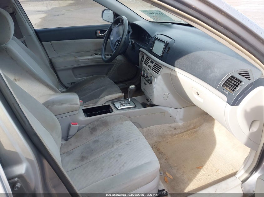 2008 Hyundai Sonata VIN 5NPET46CX8H347310 IAAI salvage auction — SIDE, Clear (Florida), sold $25 on 2026-07-08 (photo 5)