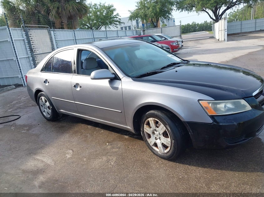 2008 Hyundai Sonata VIN 5NPET46CX8H347310 IAAI salvage auction — SIDE, Clear (Florida), sold $25 on 2026-07-08 (photo 6)