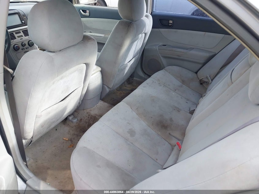 2008 Hyundai Sonata VIN 5NPET46CX8H347310 IAAI salvage auction — SIDE, Clear (Florida), sold $25 on 2026-07-08 (photo 8)