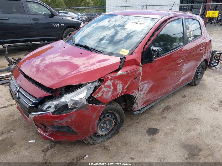 2024 Mitsubishi Mirage VIN ML32AUHJ5RH023270 IAAI salvage auction — SIDE, Wait Title, sold $1,600 on 2026-07-18 (photo 2)