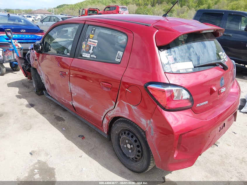 2024 Mitsubishi Mirage VIN ML32AUHJ5RH023270 IAAI salvage auction — SIDE, Wait Title, sold $1,600 on 2026-07-18 (photo 3)