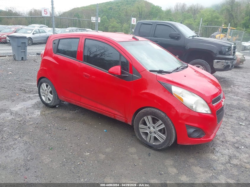 2014 Chevrolet Spark VIN KL8CB6S97EC478114 IAAI salvage auction — LEFT SIDE, Clear (Virginia), sold $400 on 2026-07-21 (photo 1)