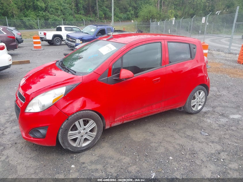 2014 Chevrolet Spark VIN KL8CB6S97EC478114 IAAI salvage auction — LEFT SIDE, Clear (Virginia), sold $400 on 2026-07-21 (photo 2)