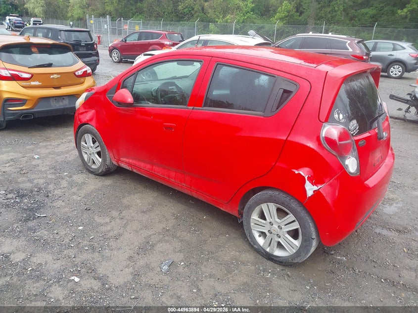 2014 Chevrolet Spark VIN KL8CB6S97EC478114 IAAI salvage auction — LEFT SIDE, Clear (Virginia), sold $400 on 2026-07-21 (photo 3)