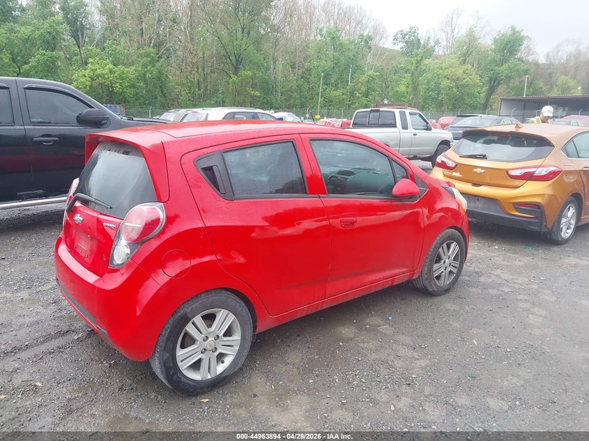 2014 Chevrolet Spark VIN KL8CB6S97EC478114 IAAI salvage auction — LEFT SIDE, Clear (Virginia), sold $400 on 2026-07-21 (photo 4)