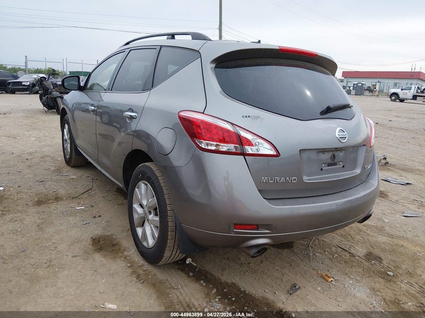 2012 Nissan Murano VIN JN8AZ1MW7CW235080 IAAI salvage auction — RIGHT SIDE, Wait Title, sold $425 on 2026-07-09 (photo 3)