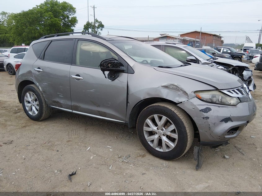 2012 Nissan Murano VIN JN8AZ1MW7CW235080 IAAI salvage auction — RIGHT SIDE, Wait Title, sold $425 on 2026-07-09 (photo 6)