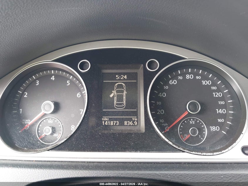 2012 Volkswagen Passat cc VIN WVWNP7AN6CE533935 IAAI salvage auction — FRONT END, Rebuildable (Florida), sold $25 on 2026-07-28 (photo 7)