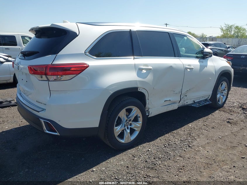 2017 Toyota Highlander VIN 5TDDZRFH7HS402759 IAAI salvage auction — FRONT END, Salvage Title, sold $8,400 on 2026-07-29 (photo 4)