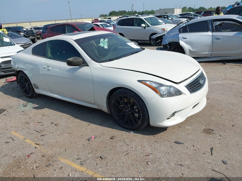 2015 Infiniti Q60 VIN JN1CV6EK0FM870055 IAAI salvage auction — REAR END, Original (Texas), sold $3,900 on 2026-07-08 (photo 1)