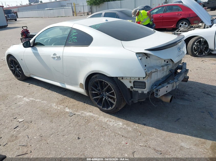 2015 Infiniti Q60 VIN JN1CV6EK0FM870055 IAAI salvage auction — REAR END, Original (Texas), sold $3,900 on 2026-07-08 (photo 3)