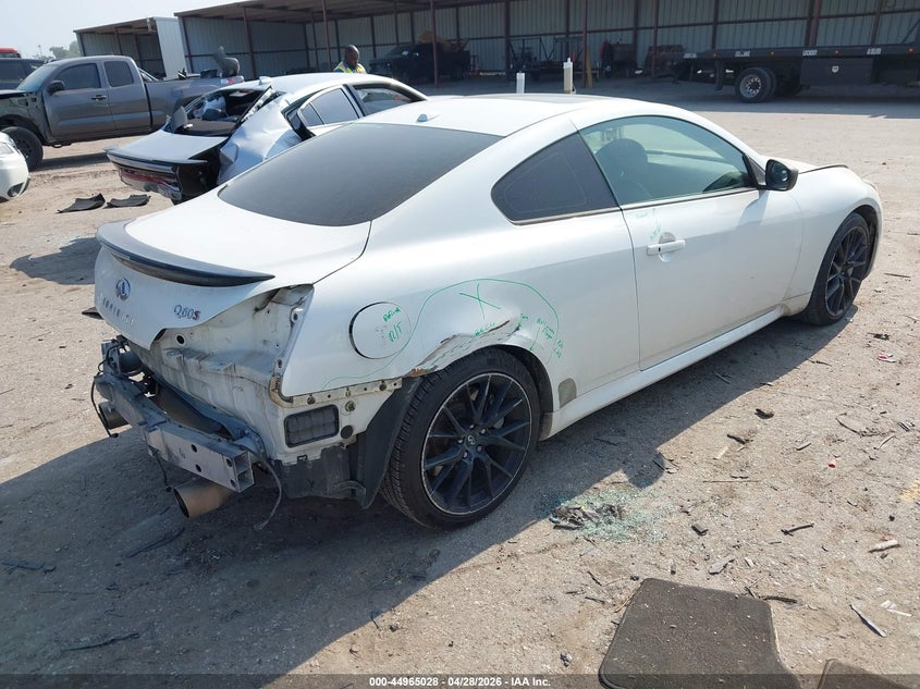 2015 Infiniti Q60 VIN JN1CV6EK0FM870055 IAAI salvage auction — REAR END, Original (Texas), sold $3,900 on 2026-07-08 (photo 4)