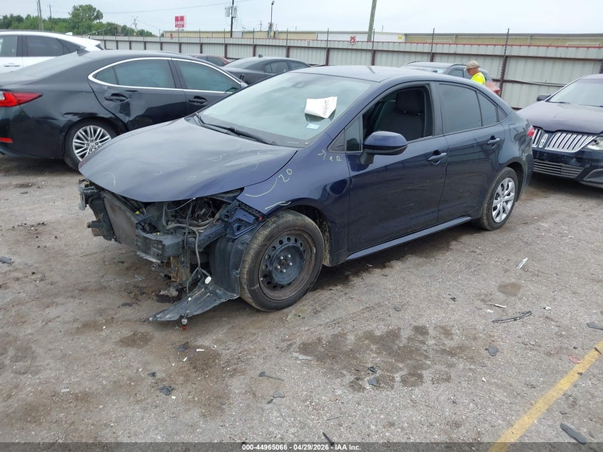 2020 Toyota Corolla VIN 5YFEPRAE7LP103717 IAAI salvage auction — FRONT END, Salvage Title, sold $4,325 on 2026-07-22 (photo 2)