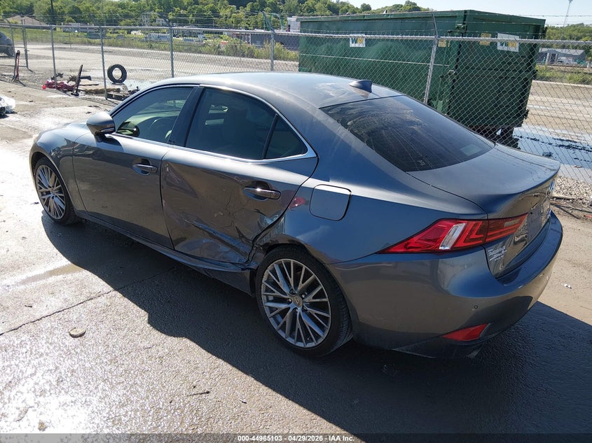 2014 Lexus Is VIN JTHBF1D27E5020490 IAAI salvage auction — SIDE, Salvage Title, sold $4,700 on 2026-07-14 (photo 3)