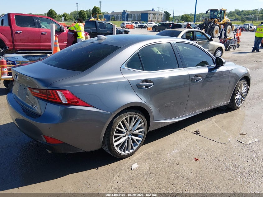 2014 Lexus Is VIN JTHBF1D27E5020490 IAAI salvage auction — SIDE, Salvage Title, sold $4,700 on 2026-07-14 (photo 4)