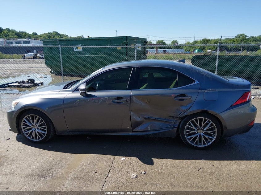 2014 Lexus Is VIN JTHBF1D27E5020490 IAAI salvage auction — SIDE, Salvage Title, sold $4,700 on 2026-07-14 (photo 6)