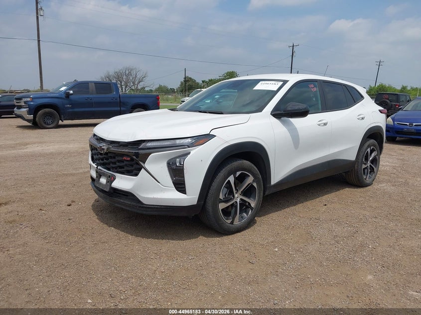 2024 Chevrolet Trax VIN KL77LGE27RC110562 IAAI salvage auction — FRONT & REAR, Salvage Title, sold $5,500 on 2026-07-21 (photo 2)
