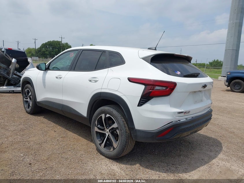 2024 Chevrolet Trax VIN KL77LGE27RC110562 IAAI salvage auction — FRONT & REAR, Salvage Title, sold $5,500 on 2026-07-21 (photo 3)