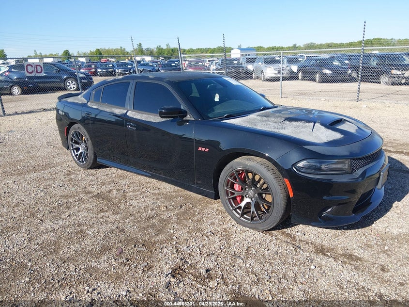 2016 Dodge Charger VIN 2C3CDXEJ9GH347784 IAAI salvage auction — LEFT FRONT, Salvage (Illinois), sold $10,400 on 2026-07-29 (photo 1)