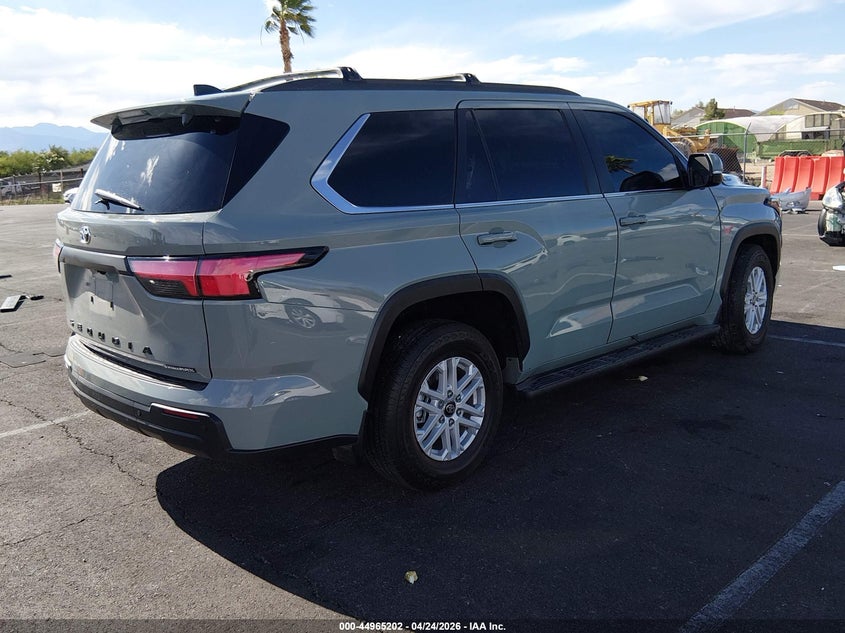 2025 Toyota Sequoia VIN 7SVAAABA1SX071043 IAAI salvage auction — FRONT END, Salvage Title, sold $21,600 on 2026-07-17 (photo 4)