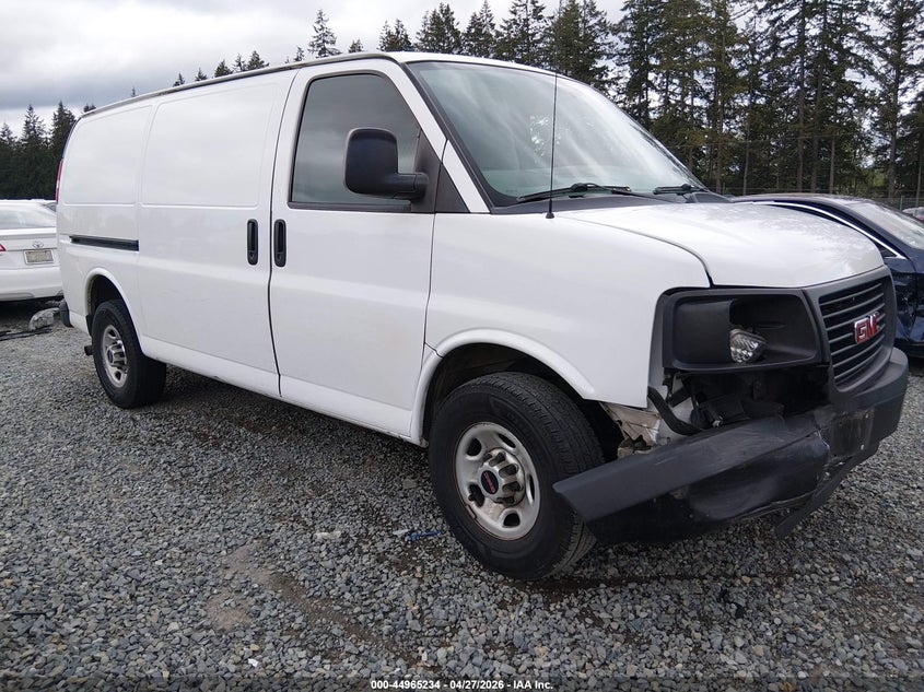 2014 Gmc Savana VIN 1GTW7FCA9E1196163 IAAI salvage auction — FRONT END, Bill Of Sale (Washington), sold $1,350 on 2026-08-01 (photo 1)