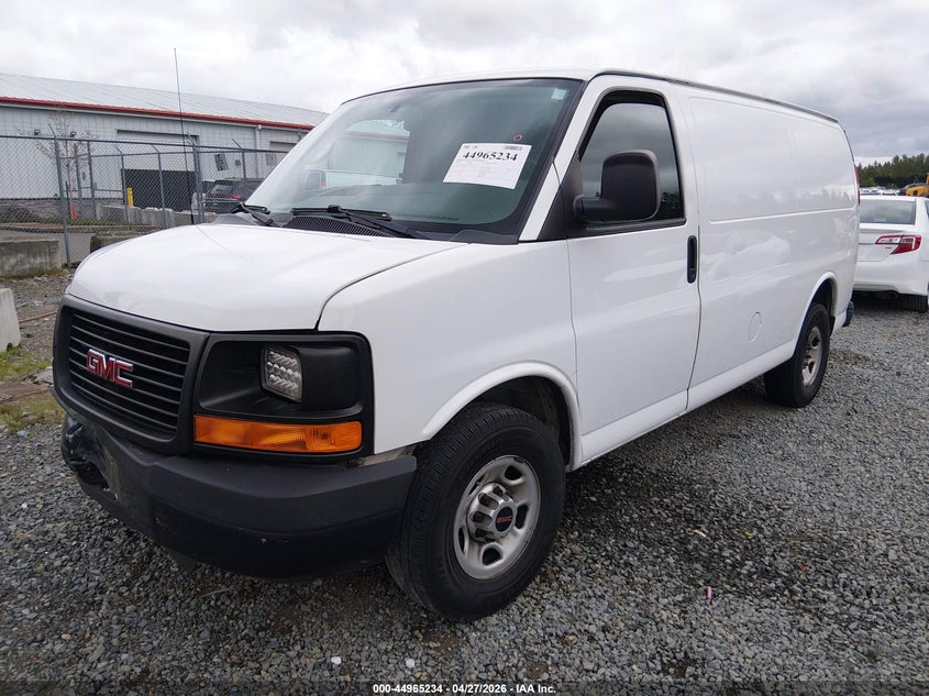 2014 Gmc Savana VIN 1GTW7FCA9E1196163 IAAI salvage auction — FRONT END, Bill Of Sale (Washington), sold $1,350 on 2026-08-01 (photo 2)