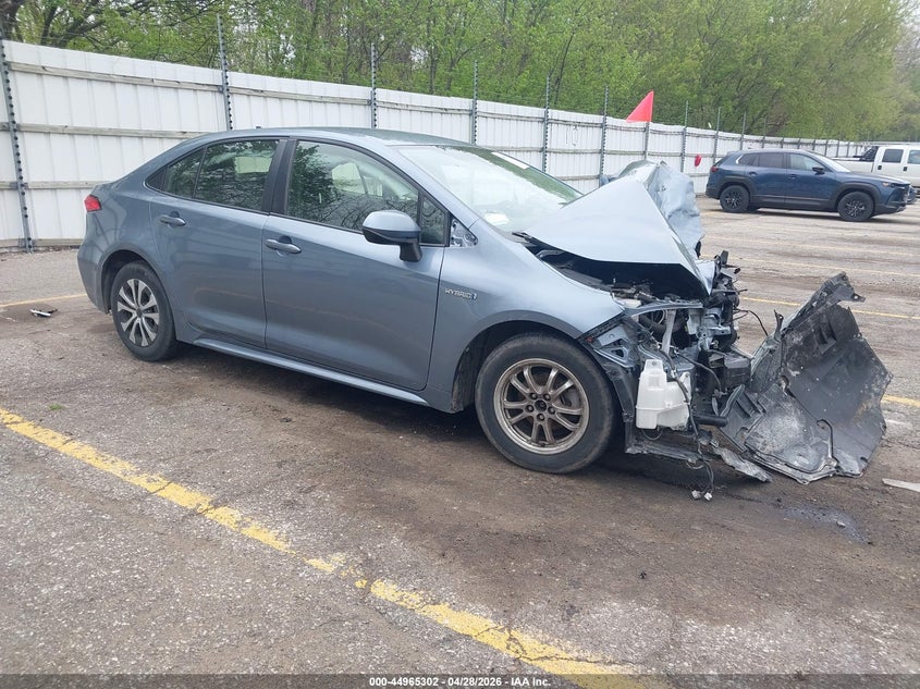 2021 Toyota Corolla VIN JTDEAMDE1MJ027434 IAAI salvage auction — FRONT END, Scrap (Michigan), sold $525 on 2026-07-27 (photo 1)