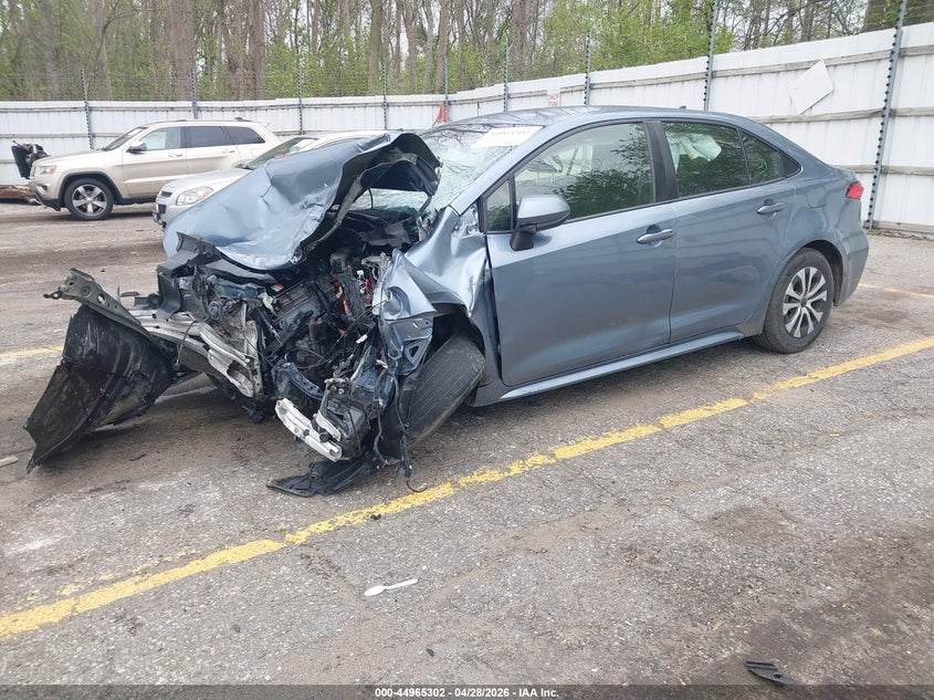 2021 Toyota Corolla VIN JTDEAMDE1MJ027434 IAAI salvage auction — FRONT END, Scrap (Michigan), sold $525 on 2026-07-27 (photo 2)