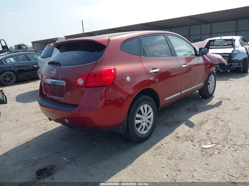 2013 Nissan Rogue VIN JN8AS5MT1DW533417 IAAI salvage auction — FRONT END, Salvage (Texas), sold $350 on 2026-07-22 (photo 4)