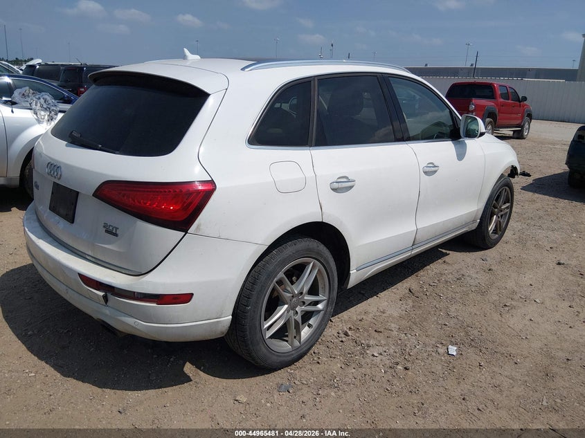 2017 Audi Q5 VIN WA1L2AFP7HA081516 IAAI salvage auction — FRONT END, Salvage (Texas), sold $825 on 2026-07-16 (photo 4)