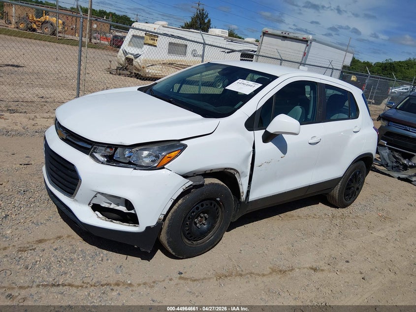 2017 Chevrolet Trax VIN KL7CJKSB7HB054705 IAAI salvage auction — FRONT END, Salvage Title, sold $1,100 on 2026-07-13 (photo 2)
