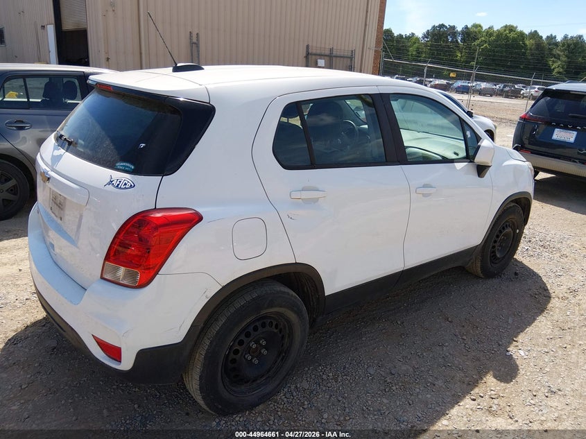 2017 Chevrolet Trax VIN KL7CJKSB7HB054705 IAAI salvage auction — FRONT END, Salvage Title, sold $1,100 on 2026-07-13 (photo 4)